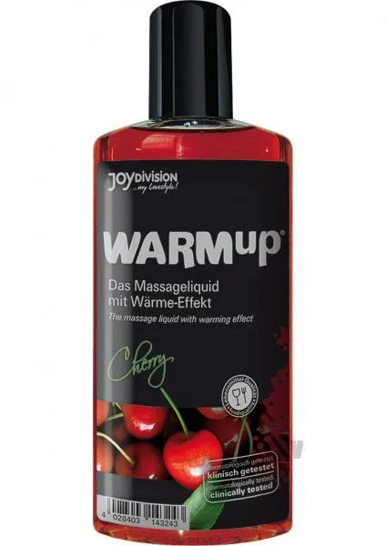 Couples Warmup Massage Liquid Warmup Flavored Massage Oil Cherry 507oz