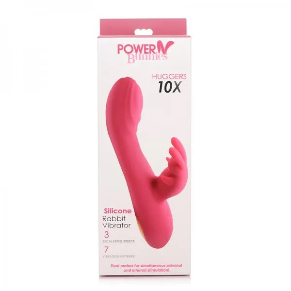 Curve Novelties Power Bunny Huggers Rabbit Vibe Silicone Rechargeable Red Vibrators Curve Novelties Power Bunny Huggers Rabbit Vibe Silicone Rechargeable Red Vibrators