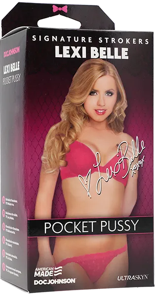 Doc Johnson Male Sex Toys Lexi Belle ULTRASKYN Pocket Pussy