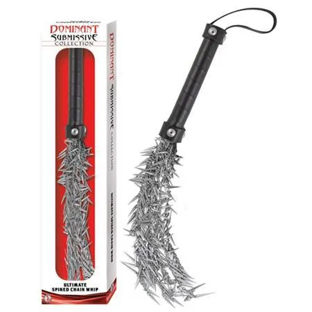 Dominant Submissive Collection Vibrators Dominant Submissive Ultimate Spiked Chain Whip Dominant Submissive Collection Vibrators Dominant Submissive Ultimate Spiked Chain Whip