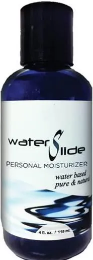 Earthly Body Lubricants Water Slide Personal Lubricant WCarrageenan 4 Oz Bottle