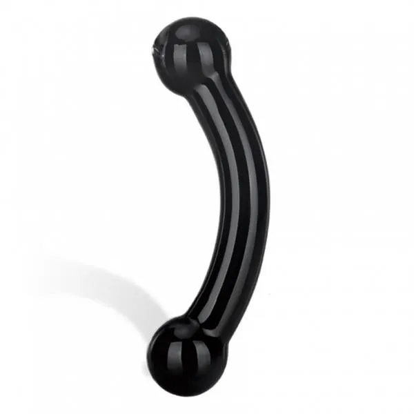 Glas Double Bull Glass Dildo Black Electric Eel Dildos