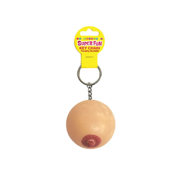 Little Genie Female Sex Toys Super Fun Key Chain Squishy Boob Novelty Keychain