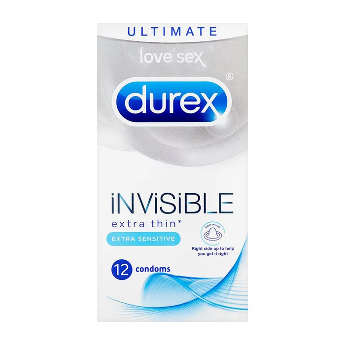 Lovetwoo Durex Invisible Extra Sensitive 12s Male Sex Toys