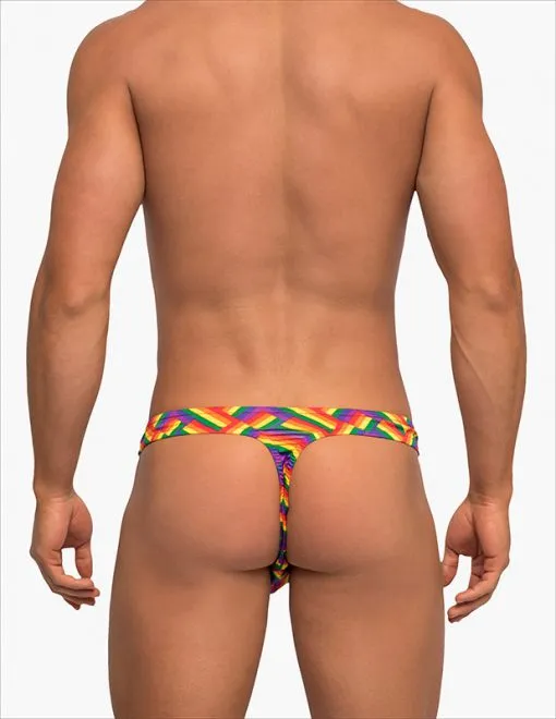 Male Power Vibrators Pride Fest Bong Thong MultiColour