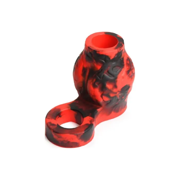 Male Sex Toys Creature Cocks Hell Hound Silicone Penis Sleeve and Ball Stretcher