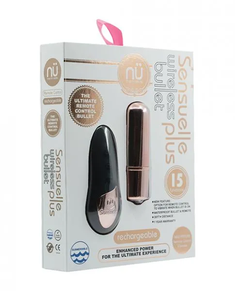 Nu Toys For Adults Vibrators Sensuelle Remote Control Wireless Bullet Plus Rose Gold Nu Toys For Adults Vibrators Sensuelle Remote Control Wireless Bullet Plus Rose Gold