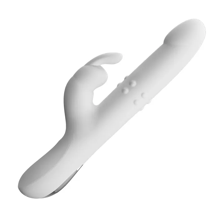 Pretty Love Thrusting Rotating Rabbit Vibrator Reese White Vibrators