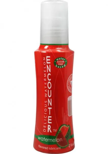 Seductucom Enhancers Delicious Encounter Edible Gel Lube Watermelon 2oz