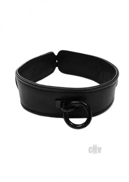 Seductucom Restraints Leather Collar Black