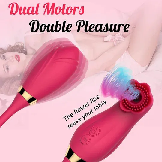 Sucking Vibrating Rose Toy OOTYEMO Vibrators