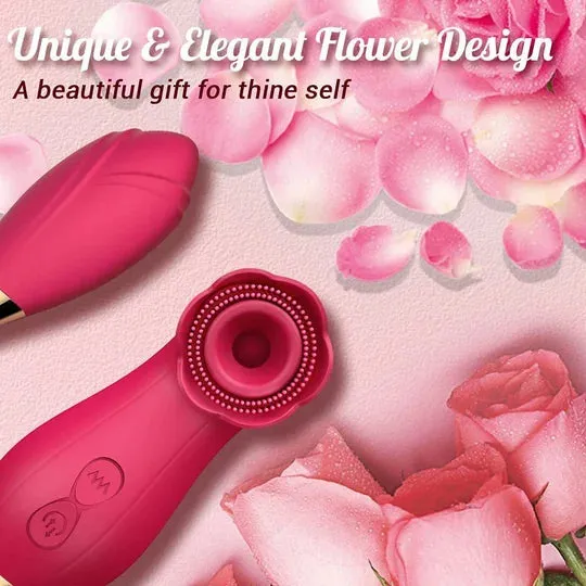 Sucking Vibrating Rose Toy OOTYEMO Vibrators