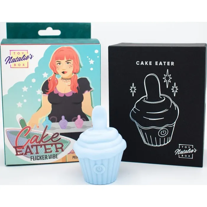 Vibrators Clit Flicker Stimulator Cake Eater Blue Natalies Toy Box