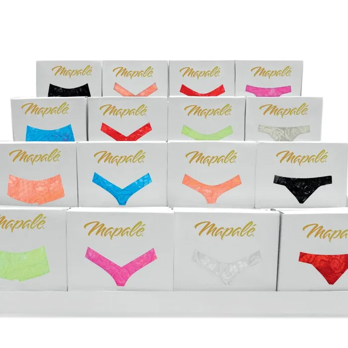 Vibrators Lace Keyhole Pantie Red Mapale