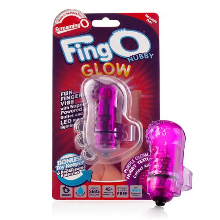 Vibrators Lovetwoo Screaming O FingOs Glow Nubby