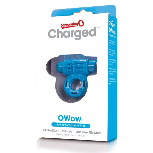 Vibrators Screaming O Screaming O Charged O Wow Vooom Mini Vibe Blue Vibrators Screaming O Screaming O Charged O Wow Vooom Mini Vibe Blue