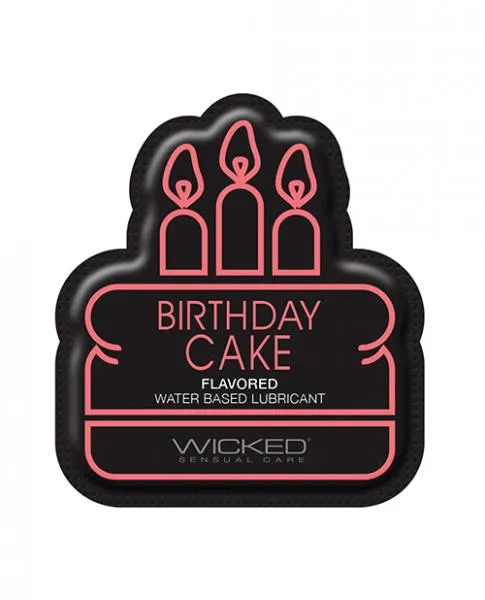 Wicked Sensual Care Water Based Lubricant 1 Oz Birthday Cake Wicked Sensual Care Lubricants