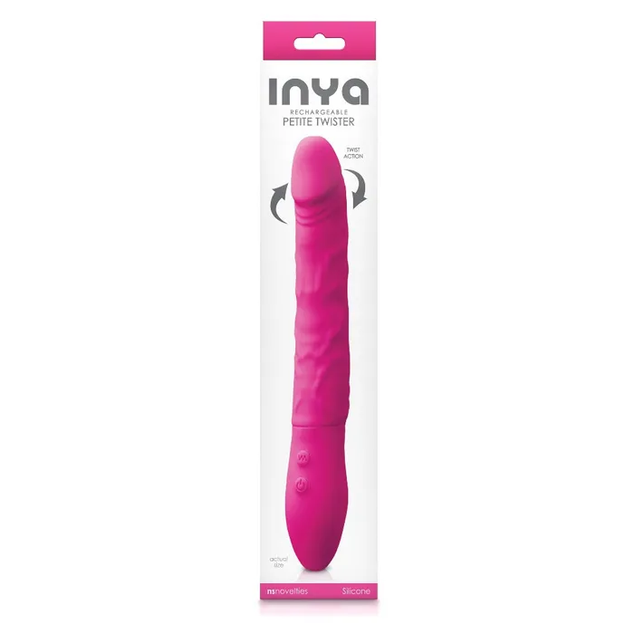 Vibrators INYA Petite Twister Pink Vibrator NS Novelties
