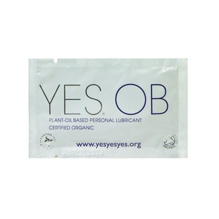 YES Lubricants OB Oil Based Lubricant 7ml Sachet Sexual Health Wellbeing