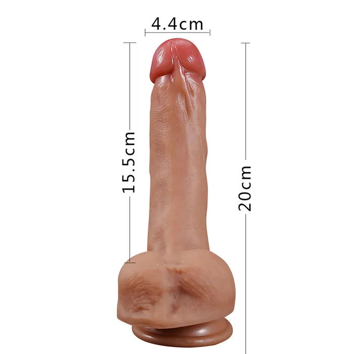 DY 75 inch Premium Silicone Realistic Dildo DY Anal