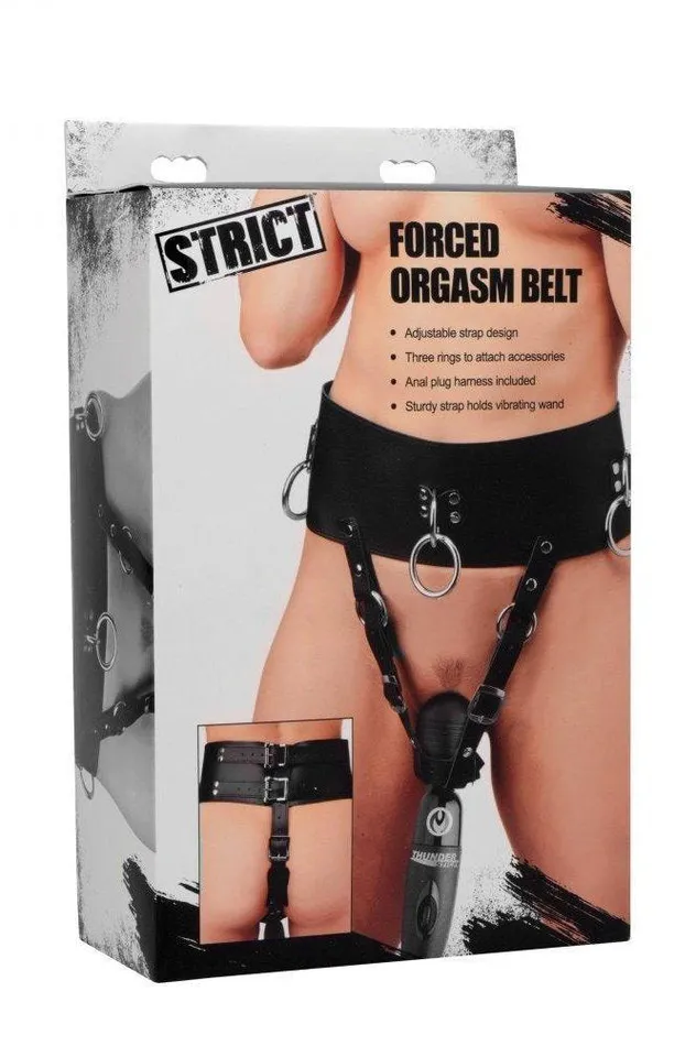 Forced Orgasm Wand Holder Belt Sex On the Go Vibrators