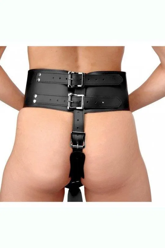 Forced Orgasm Wand Holder Belt Sex On the Go Vibrators